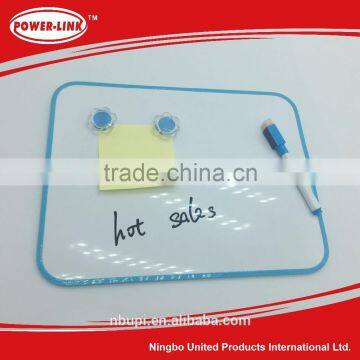 8.5*11'' Magnetic Whiteboard With Two 30mm Flower Shaped Magnets,two Rubber Magnets &one Marker photo-3