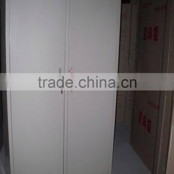 High quality cold rolled steel two-door locker/closet/ wardrobe for storgae