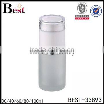  china cosmetic hot products 30 100ml frosted glass bottle for water cosmetic toner with plastic cap and insert