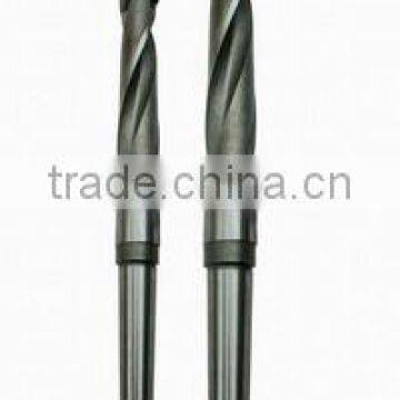 carbide tiped drill bit with taper shank