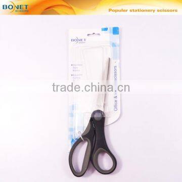 SST0017B/S61003B FDA Certificated 8" Plastic Grip Handle Comfortable Stationery Scissor Suppliers photo-1
