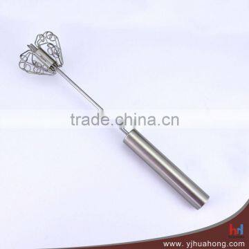 Popular Stainless steel rotation egg beater (HEW-49)