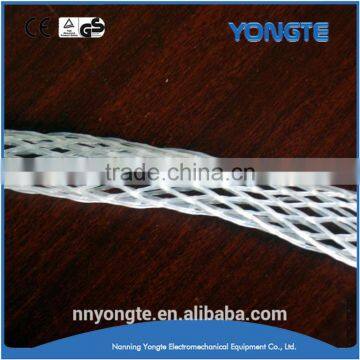 High Grade Galvanized Steel Single Lattice Weave Wire Mesh Hoisting Grip photo-6