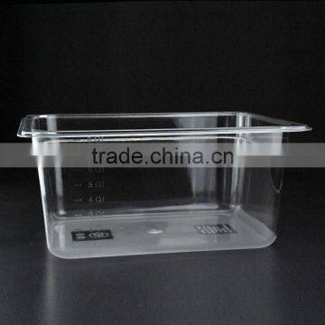 Full Arrange of Hotel Pan Size Clear Plastic PC Food GN Pans photo-2