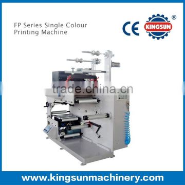 FP450 single colour stickers label flexo printing machine