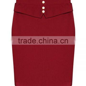 Young Ladies Elegant Sexy Fitted Skirt Pencil Skirt