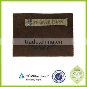 2016 Various Design Custom pu and Fake Leather Embossing Patch photo-3