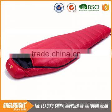 Good Quality Mummy Best Grey Goose Down Outdoor Sleeping Bag