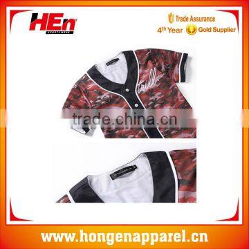 Customize Dry Fit Sublimation Baseball Jersey With Buttons photo-4