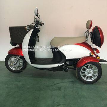 500W Commercial Reliable 3 Wheel Electric Disabled Scooter,electric Tricycle With Front Cargo photo-3