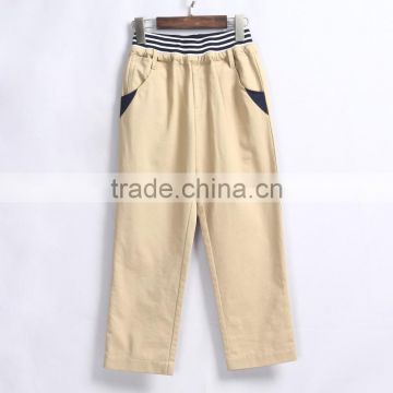 Wholesale OEM durable professional school uniform designs khaki pants