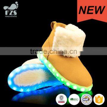 HFR-TS-12-2 2017 Winter Shine Brand Shoelaces Polyester Led Women Boots photo-5