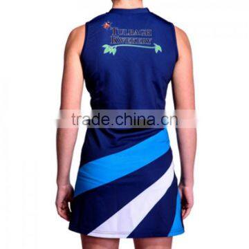 Wholesale Custom Girls Sexy Sublimation Sport Netball Uniform Dress, Netball Jersey Skirts photo-3