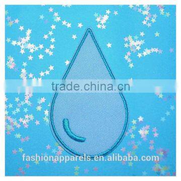 Custom Tears Embroidered Patch for Clothes Embroidery Patch Made in China Choose Size/color photo-3