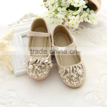 Wedding Shoes for Children Retails or Wholesales Girls Party Shoes With Flowers for Christmas Gift photo-5