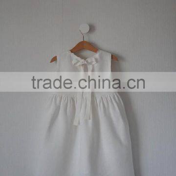 Latest Style Baby Frock Design Pictures Clothes Children Lace Plain White Dress Baby Girls Party Dresses photo-2