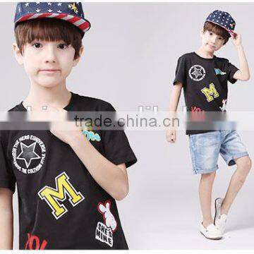 Hot Sale Child Clothes Boys T-shirts, Custom Children's T-shirts, High Quality Children's Boys T-shirts photo-3