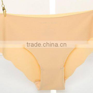 Customized Your Own Brand Lady Briefs Plain Solid Color 72%Polyester 28%Spandex Soft Healthy High Cut Seamless Women Underwear photo-3