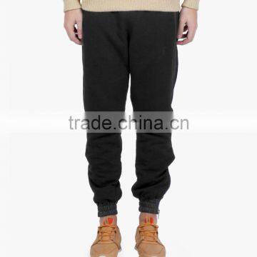 PU Leather Waistband Wholesale Casual Sweat Pants Jogger Pants photo-2