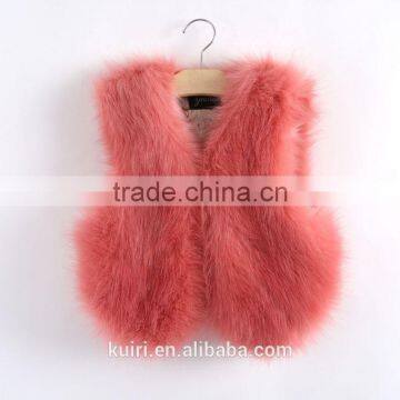 Kids Faux Fur Vest Girls Descendentes Fille Garcon Gorgeous Vertement Winter 12 Warm Couture Gilets 8 Brand Clothes photo-5