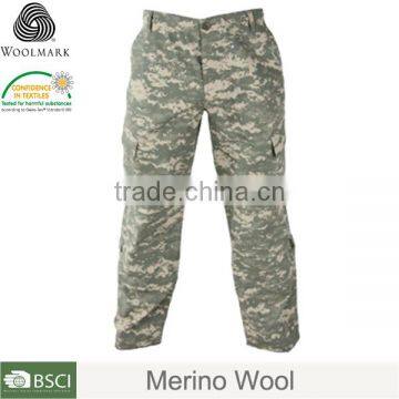 Wild tree camo pants merino wool pants,military wool pants,wholesale camouflage pants