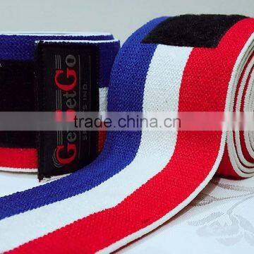 Custom Power Weight Lifting Knee Wraps Super photo-4