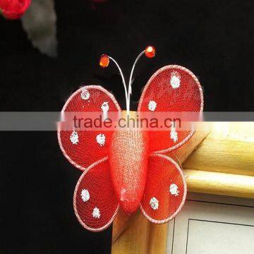Wholesale Custom Acrylic Rhinestoned Butterflies Fridge Magnet photo-6