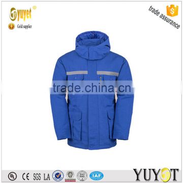 high quality thickening padded jacket with hood workwear for winter