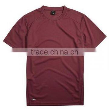 2015 Promotion Crewneck Dry Fit Men Sport t Shirt