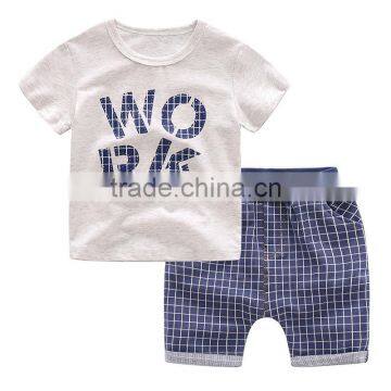 Wholesale Quality Cotton Printing Kids Sport Clothes Set photo-2