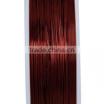 Copper Beading Wire Thread Cord Round Antique Copper 0.4mm Dia. , 2 Rolls photo-2