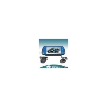 7 Inch Color Car Rear View System Built-in Touch Button