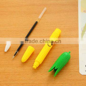 Cute Novel Cartoon Corn Cob Shape Promotional Gel Pen for School Kids photo-4