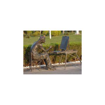 Famous Outdoor Cast Bronze figure Sculpture for sale