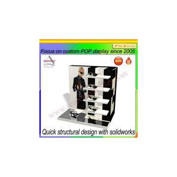 Custom sunglasses eyewear display showcase & flooring display rack