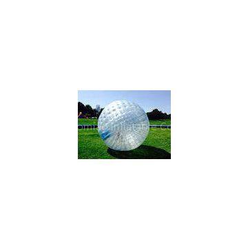 Transparent 1.0mm TPU  Inflatable Zorb Ball Inflatable Human Hamster Ball 3.0m x 2.0m Dia