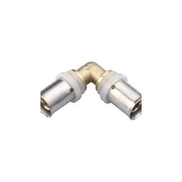 Brass Crimp Fitting Equal Elbow