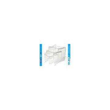 Shop Display Clear Acrylic Display Stands Stack Risers Stand Holder