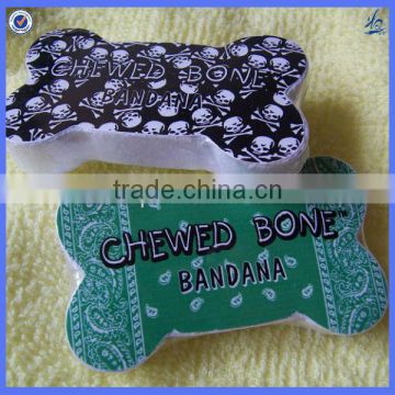 2014 Promotional bone shape compressed towels for birthday gift