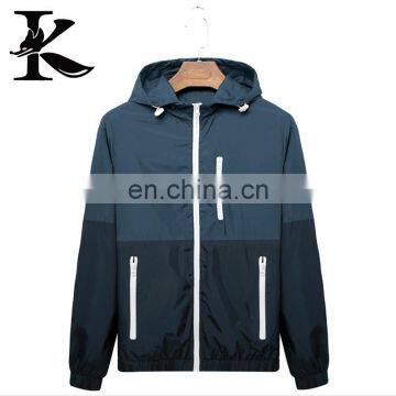 Men and Women Polyester Thin Coat Light Weight Windbreak Jacket With Hood photo-3