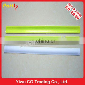 CG-BR031 PVC bracelet reflective slap bracelet