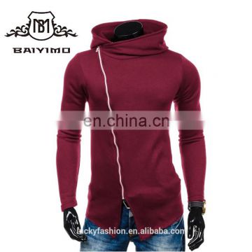 2016 Factory Wholesale Cheap Sweatershirt Mens Custom Pullover Hoodie Full Zip Hoodie