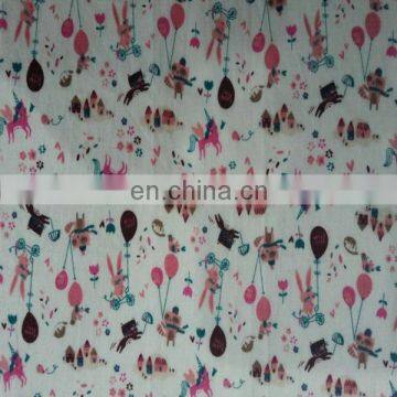 100%printed viscose fabric 60x60/90x88 customized design