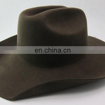 Western cowboy hat, classic cowboy, 100% wool