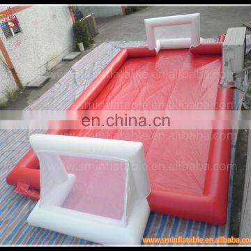 Cheap inflatable soccer game,inflatable soccer pitch,inflatable football area for sale