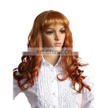 MCW-0441 Party Masquerade synthetic long women Hot curly brown wig