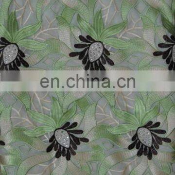 2015 New Fashion African Hand Cut Lace Fabric photo-3