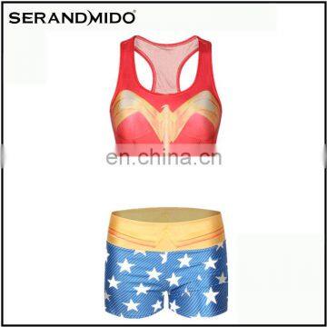 New Women Printed Leggings Work Out Sports Tracksuits for Women