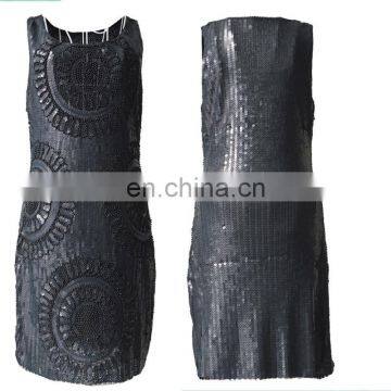 BestDance New Stylish Evening Party Dress Gatsby Sequin Beads Fringe Dress photo-2