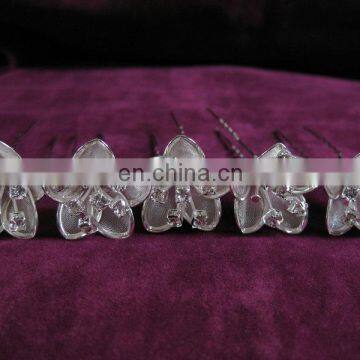 Rhodium Crystal Vintage Bridal Hair Pin